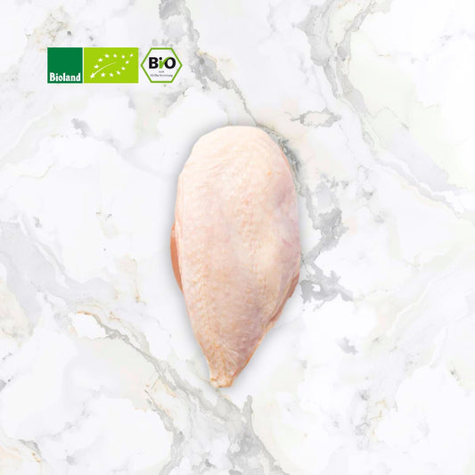 Bio Hähnchen Brustfilet mit Haut ca. 200 - 280g
