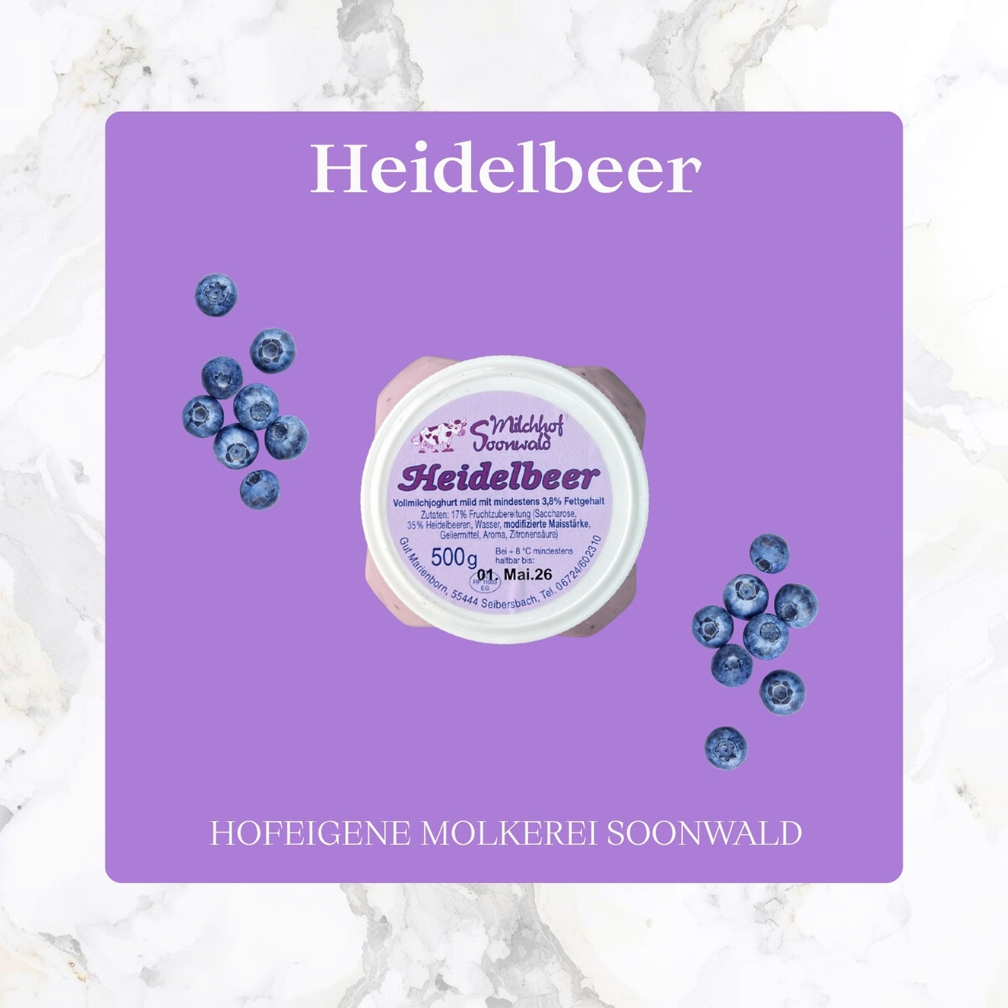 Heidelbeer Joghurt 500g