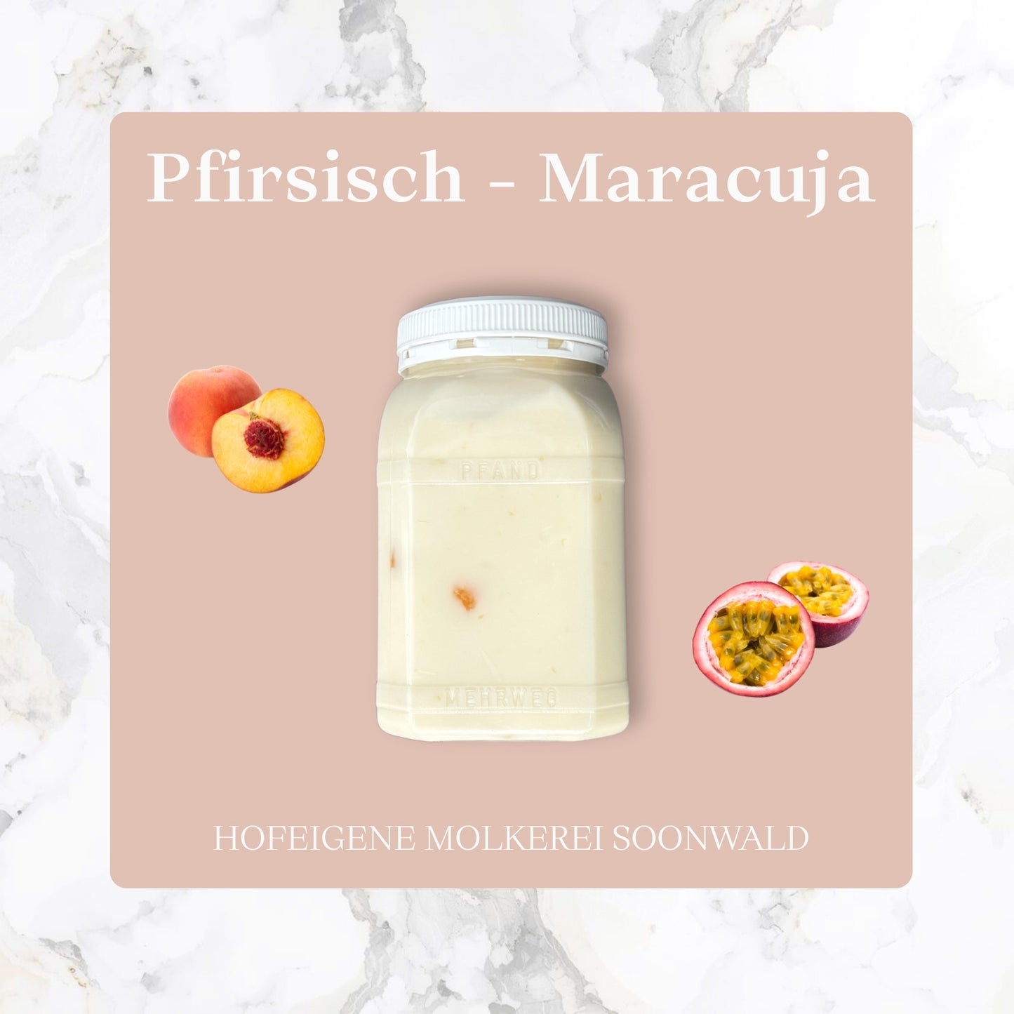 Pfirsich-Maracuja Joghurt 500g